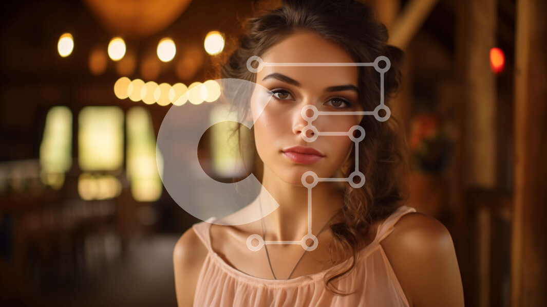 Intra Συλλεκτικό Ξύλινο Παζλ Plywood  4mm - Κομψή γυναίκα με ροζ φόρεμα Σε Ξύλινο Κουτί - Διαστάσεις Puzzle: 10x10 cm – 25 κομμάτια