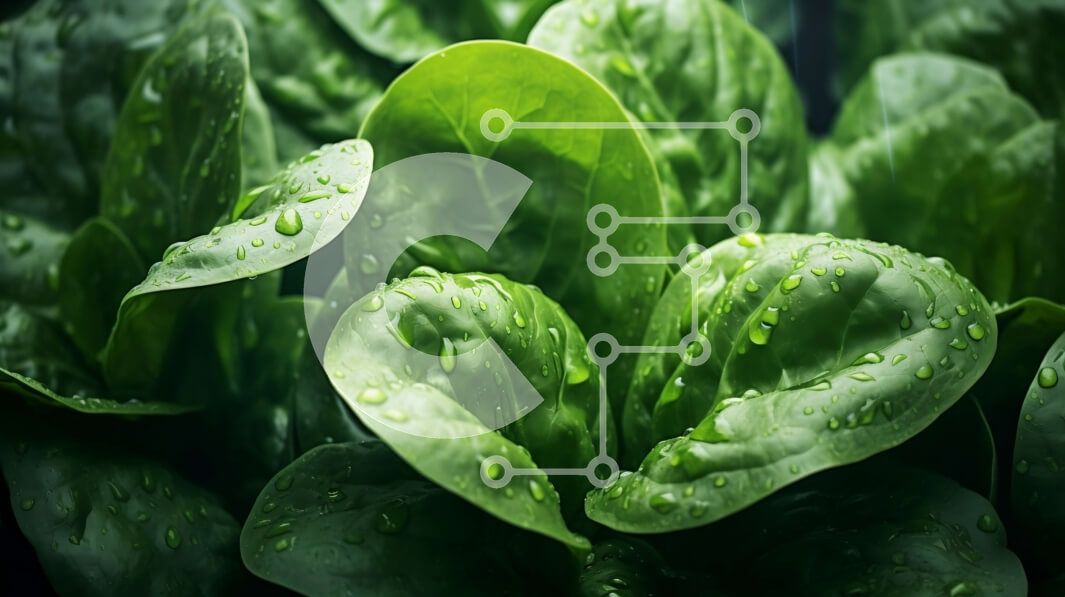 Intra Συλλεκτικό Ξύλινο Παζλ Plywood  4mm - Πράσινο φυτό με σταγονίδια νερού Σε Ξύλινο Κουτί - Διαστάσεις: 10x10 cm – 25 κομμάτια