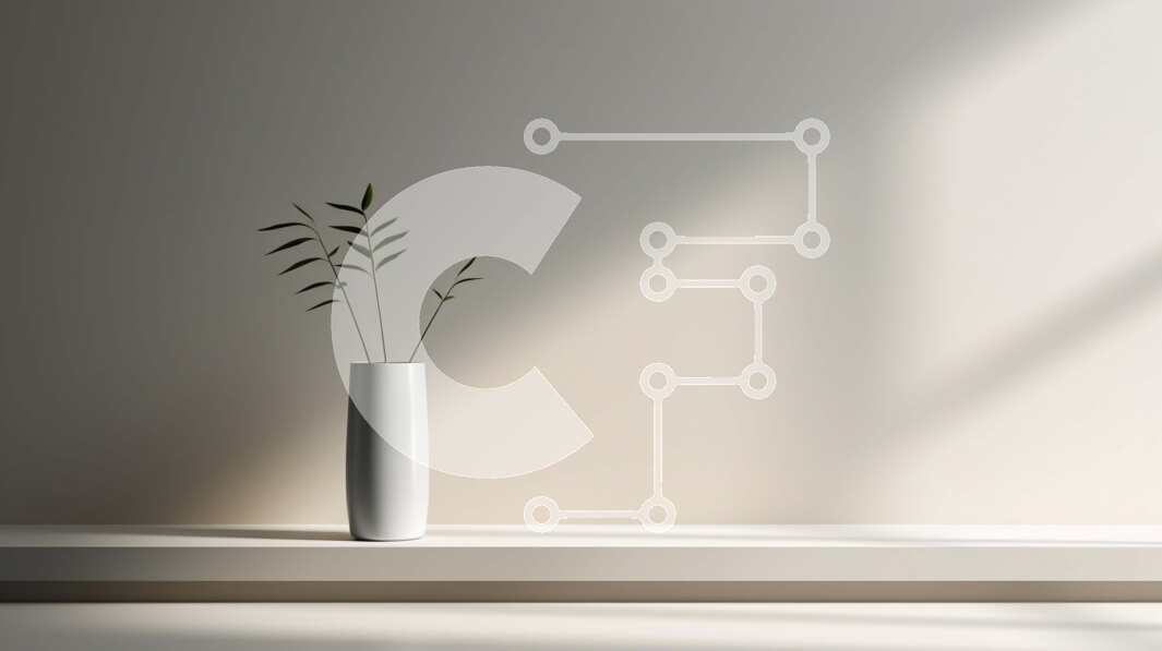 Intra Συλλεκτικό Ξύλινο Παζλ Plywood  4mm - Λευκό βάζο με φύλλο μπαμπού σε ράφι Σε Ξύλινο Κουτί - Διαστάσεις Puzzle: 10x10 cm – 25 κομμάτια