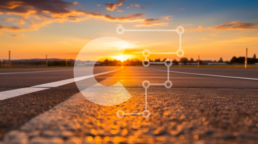 Intra Συλλεκτικό Ξύλινο Παζλ Plywood  4mm - Όμορφη εικόνα ενός δρόμου ηλιοβασιλέματος με ζωηρά χρώματα Σε Ξύλινο Κουτί - Διαστάσεις: 10x10 cm – 25 κομμάτια