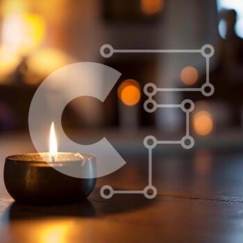 Intra Συλλεκτικό Ξύλινο Παζλ Plywood  4mm - Κερί για διαλογισμό ή προσευχή σε άδειο δωμάτιο Σε Ξύλινο Κουτί - Διαστάσεις Puzzle: 10x10 cm – 25 κομμάτια - Image 1