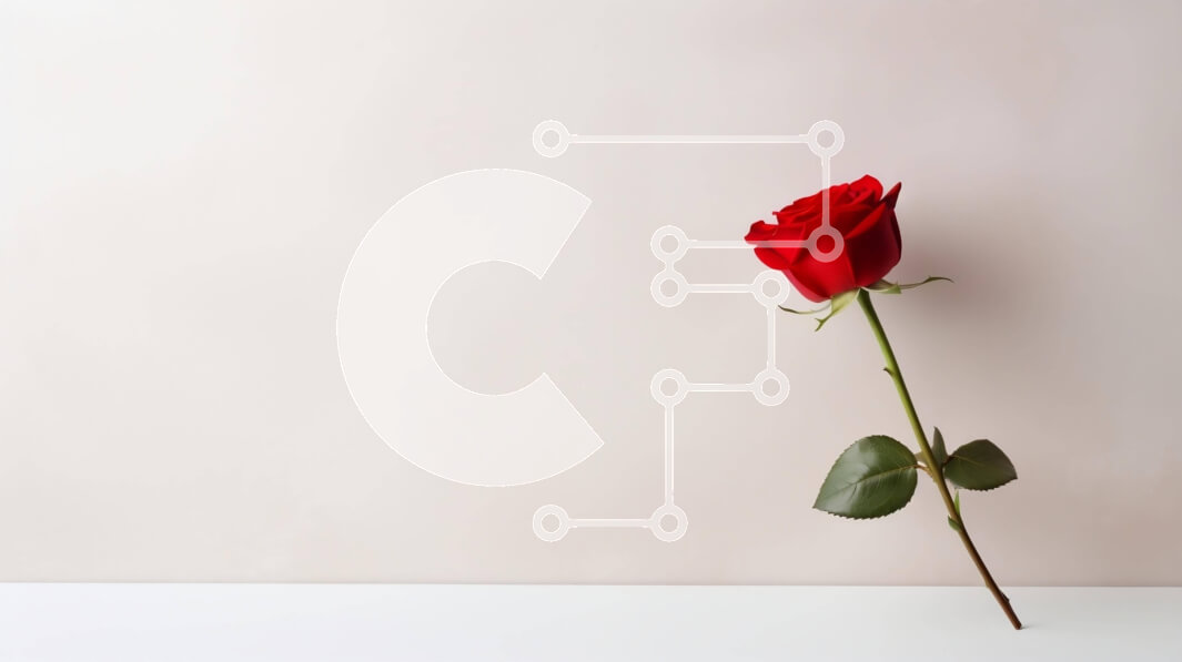 Intra Συλλεκτικό Ξύλινο Παζλ Plywood  4mm - Μονό κόκκινο τριαντάφυλλο σε υπόλευκο φόντο Σε Ξύλινο Κουτί - Διαστάσεις Puzzle: 10x10 cm – 25 κομμάτια