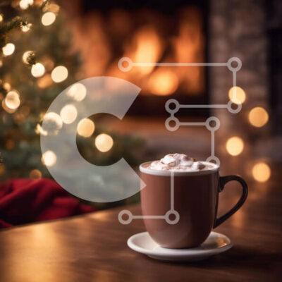 Intra Συλλεκτικό Ξύλινο Παζλ Plywood  4mm - Χαλαρώστε με ένα φλιτζάνι ζεστό κακάο δίπλα στο τζάκι Σε Ξύλινο Κουτί - Διαστάσεις Puzzle: 10x10 cm – 25 κομμάτια - Image 1