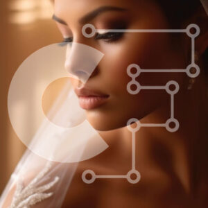 Intra Συλλεκτικό Ξύλινο Παζλ Plywood  4mm - Εκπληκτική φωτογραφία μιας νύφης με λευκό νυφικό Σε Ξύλινο Κουτί - Διαστάσεις Puzzle: 10x10 cm – 25 κομμάτια