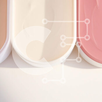 Intra Συλλεκτικό Ξύλινο Παζλ Plywood  4mm - Όμορφη εικόνα από βάζα κρέμας προσώπου σε λευκή επιφάνεια Σε Ξύλινο Κουτί - Διαστάσεις Puzzle: 10x10 cm – 25 κομμάτια - Image 1