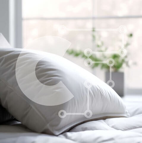 Intra Συλλεκτικό Ξύλινο Παζλ Plywood 4mm - Κοντινή όψη ενός μαξιλαριού σε ένα κρεβάτι με ένα παράθυρο στο φόντο Σε Ξύλινο Κουτί - Διαστάσεις Puzzle: 10x10 cm – 25 κομμάτια - Image 1