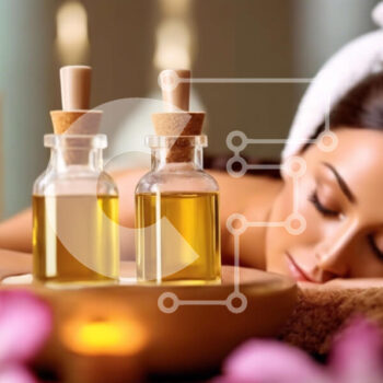 Intra Συλλεκτικό Ξύλινο Παζλ Plywood  4mm - Γυναίκα με αιθέρια έλαια σε σπα Σε Ξύλινο Κουτί - Διαστάσεις Puzzle: 10x10 cm – 25 κομμάτια - Image 1