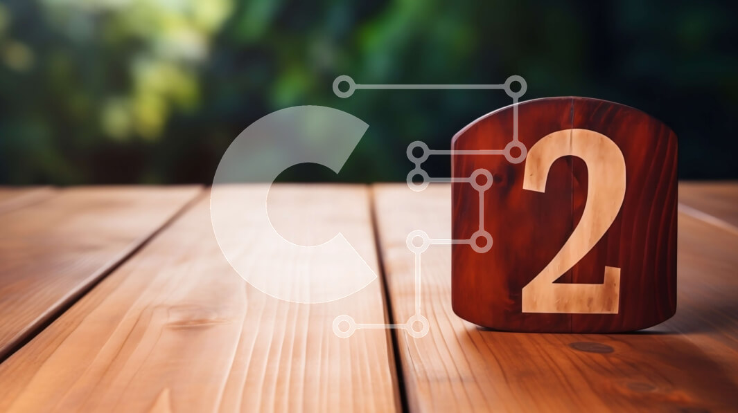 Intra Συλλεκτικό Ξύλινο Παζλ Plywood  4mm - Δημιουργικός ξύλινος αριθμός 2 σε ξύλινο τραπέζι με θολό πράσινο φόντο Σε Ξύλινο Κουτί - Διαστάσεις: 10x10 cm – 25 κομμάτια