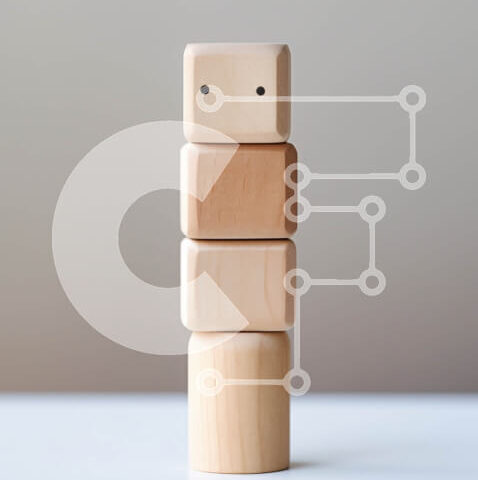 Intra Συλλεκτικό Ξύλινο Παζλ Plywood 4mm - Διασκεδαστικό και εκπαιδευτικό ξύλινο παιχνίδι στοίβαξης για παιδιά Σε Ξύλινο Κουτί - Διαστάσεις: 10x10 cm – 25 κομμάτια - Image 1