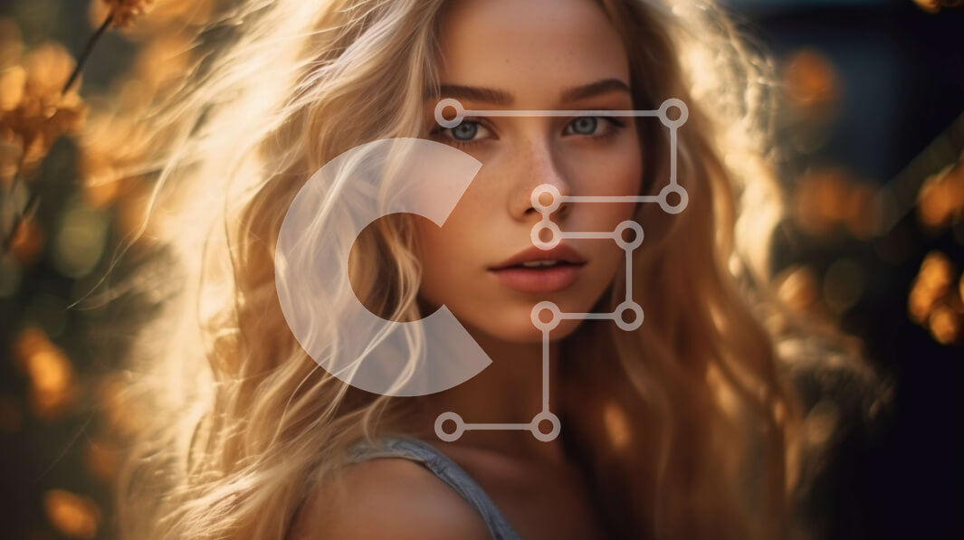 Intra Συλλεκτικό Ξύλινο Παζλ Plywood  4mm - Πανέμορφη γυναίκα με μπλε φόρεμα που στέκεται σε ένα χωράφι με κίτρινα λουλούδια Σε Ξύλινο Κουτί - Διαστάσεις Puzzle: 10x10 cm – 25 κομμάτια