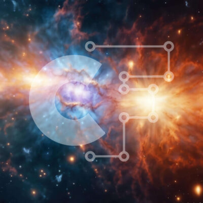 Intra Συλλεκτικό Ξύλινο Παζλ Plywood  4mm - Πολύχρωμο αστρικό σμήνος και νεφελώματα στο διάστημα Σε Ξύλινο Κουτί - Διαστάσεις Puzzle: 10x10 cm – 25 κομμάτια - Image 1