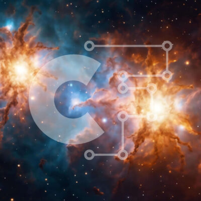 Intra Συλλεκτικό Ξύλινο Παζλ Plywood  4mm - Εικόνα ουράνιων αστεριών από το διαστημικό τηλεσκόπιο Hubble Σε Ξύλινο Κουτί - Διαστάσεις Puzzle: 10x10 cm – 25 κομμάτια - Image 1