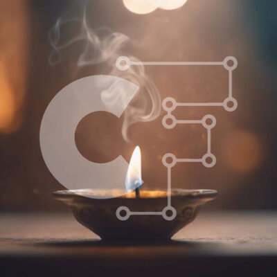 Intra Συλλεκτικό Ξύλινο Παζλ Plywood  4mm - Αναμμένο κερί για διαλογισμό και πνευματικούς σκοπούς Σε Ξύλινο Κουτί - Διαστάσεις Puzzle: 10x10 cm – 25 κομμάτια - Image 1