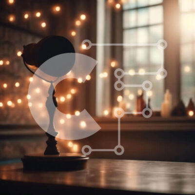 Intra Συλλεκτικό Ξύλινο Παζλ Plywood  4mm - Vintage μικρόφωνο σε ξύλινο τραπέζι Σε Ξύλινο Κουτί - Διαστάσεις Puzzle: 10x10 cm – 25 κομμάτια - Image 1