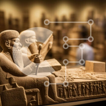 Intra Συλλεκτικό Ξύλινο Παζλ Plywood  4mm - Αρχαίο αιγυπτιακό άγαλμα από τη Νεολιθική ή την Πρώιμη Εποχή του Χαλκού Σε Ξύλινο Κουτί - Διαστάσεις Puzzle: 10x10 cm – 25 κομμάτια - Image 1