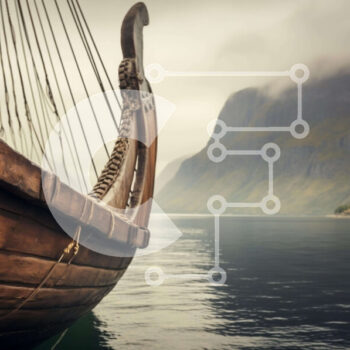 Intra Συλλεκτικό Ξύλινο Παζλ Plywood  4mm - Ξύλινη βάρκα στην ήρεμη λίμνη με τα βουνά Σε Ξύλινο Κουτί - Διαστάσεις Puzzle: 10x10 cm – 25 κομμάτια - Image 1