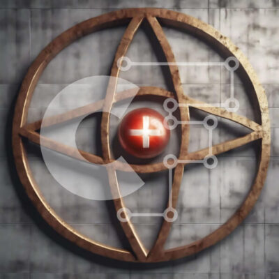 Intra Συλλεκτικό Ξύλινο Παζλ Plywood  4mm - Συμβολική κόκκινη μπάλα σε κύκλο σε σχήμα σφαίρας Σε Ξύλινο Κουτί - Διαστάσεις Puzzle: 10x10 cm – 25 κομμάτια - Image 1