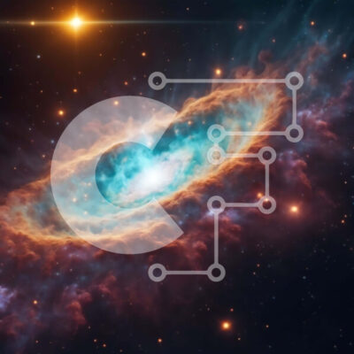 Intra Συλλεκτικό Ξύλινο Παζλ Plywood  4mm - Νεφέλωμα δακτυλίου στον νότιο αστερισμό της Λύρας Σε Ξύλινο Κουτί - Διαστάσεις Puzzle: 10x10 cm – 25 κομμάτια - Image 1