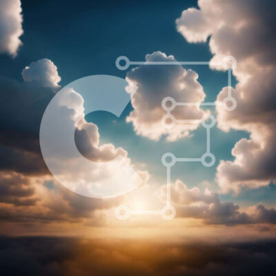 Intra Συλλεκτικό Ξύλινο Παζλ Plywood  4mm - Δονούμενο ηλιοβασίλεμα πίσω από τον συννεφιασμένο ουρανό Σε Ξύλινο Κουτί - Διαστάσεις Puzzle: 10x10 cm – 25 κομμάτια - Image 1