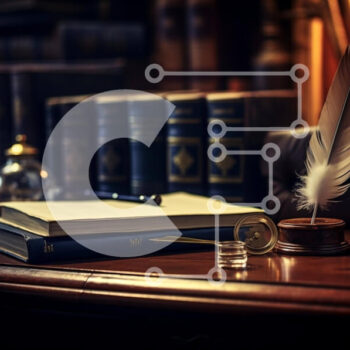 Intra Συλλεκτικό Ξύλινο Παζλ Plywood  4mm - Γραφείο με Open Book, Pen και Quill Σε Ξύλινο Κουτί - Διαστάσεις Puzzle: 10x10 cm – 25 κομμάτια - Image 1