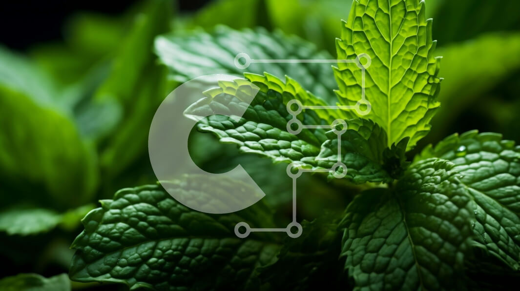 Intra Συλλεκτικό Ξύλινο Παζλ Plywood  4mm - Κοντινή όψη ενός φυτού με πράσινα φύλλα Σε Ξύλινο Κουτί - Διαστάσεις: 10x10 cm – 25 κομμάτια