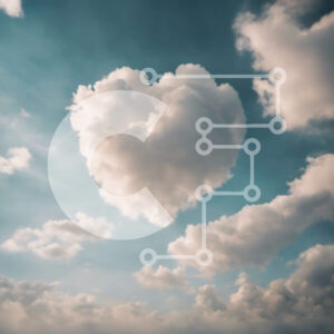 Intra Συλλεκτικό Ξύλινο Παζλ Plywood  4mm - Σύννεφο στον ουρανό σε σχήμα καρδιάς Σε Ξύλινο Κουτί - Διαστάσεις: 10x10 cm – 25 κομμάτια