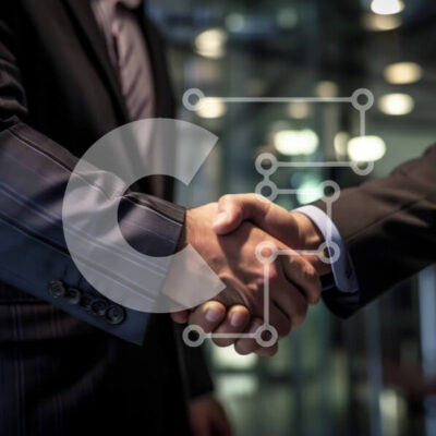 Intra Συλλεκτικό Ξύλινο Παζλ Plywood  4mm - Επαγγελματική επαγγελματική συνάντηση με χειραψία Σε Ξύλινο Κουτί - Διαστάσεις Puzzle: 10x10 cm – 25 κομμάτια - Image 1