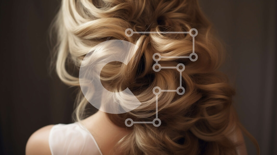 Intra Συλλεκτικό Ξύλινο Παζλ Plywood  4mm - Κομψή γυναίκα με μακριά ξανθά μαλλιά και ακατάστατο κότσο Σε Ξύλινο Κουτί - Διαστάσεις Puzzle: 10x10 cm – 25 κομμάτια