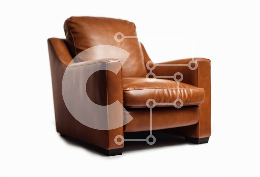 Intra Συλλεκτικό Ξύλινο Παζλ Plywood  4mm - Δερμάτινη ξαπλώστρα σε καφέ χρώμα Σε Ξύλινο Κουτί - Διαστάσεις Puzzle: 10x10 cm – 25 κομμάτια