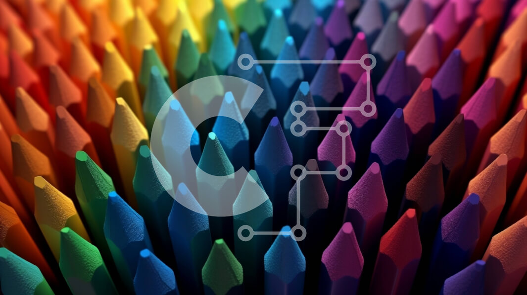 Intra Συλλεκτικό Ξύλινο Παζλ Plywood  4mm - Ζωντανή εικόνα μολυβιών σε κύκλο Σε Ξύλινο Κουτί - Διαστάσεις: 10x10 cm – 25 κομμάτια