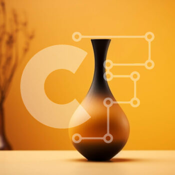 Intra Συλλεκτικό Ξύλινο Παζλ Plywood  4mm - Σκούρο βάζο με φυτό σε τραπέζι Σε Ξύλινο Κουτί - Διαστάσεις Puzzle: 10x10 cm – 25 κομμάτια - Image 1