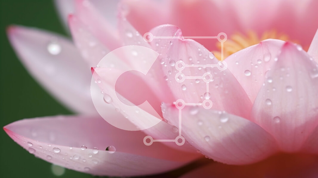 Intra Συλλεκτικό Ξύλινο Παζλ Plywood  4mm - Όμορφη κινηματογράφηση σε πρώτο πλάνο ροζ λουλουδιών λωτού με σταγονίδια νερού Σε Ξύλινο Κουτί - Διαστάσεις: 10x10 cm – 25 κομμάτια