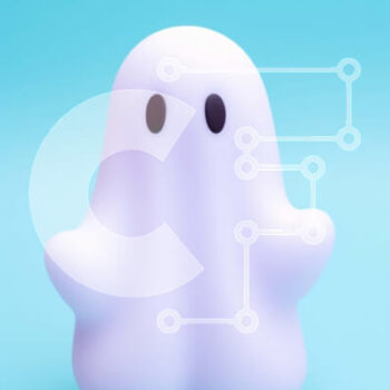 Intra Συλλεκτικό Ξύλινο Παζλ Plywood  4mm - Λευκό παιχνίδι φάντασμα σε μπλε φόντο Σε Ξύλινο Κουτί - Διαστάσεις Puzzle: 10x10 cm – 25 κομμάτια - Image 1