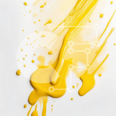 Intra Συλλεκτικό Ξύλινο Παζλ Plywood  4mm - Κινηματογράφηση σε πρώτο πλάνο με ζωηρή και ενεργητική κίτρινη βαφή Σε Ξύλινο Κουτί - Διαστάσεις Puzzle: 10x10 cm – 25 κομμάτια - Image 1