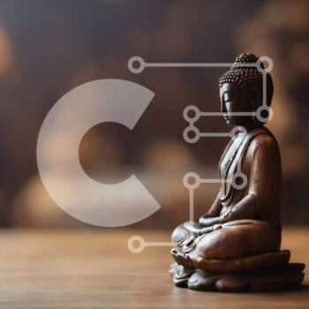 Intra Συλλεκτικό Ξύλινο Παζλ Plywood  4mm - Ξύλινο άγαλμα του καθισμένου Βούδα σε ξύλινο τραπέζι Σε Ξύλινο Κουτί - Διαστάσεις Puzzle: 10x10 cm – 25 κομμάτια - Image 1