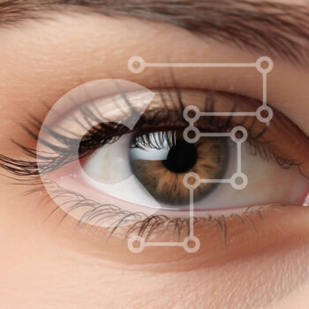 Intra Συλλεκτικό Ξύλινο Παζλ Plywood  4mm - Όμορφα καστανά μάτια με μακριές βλεφαρίδες Σε Ξύλινο Κουτί - Διαστάσεις Puzzle: 10x10 cm – 25 κομμάτια - Image 1