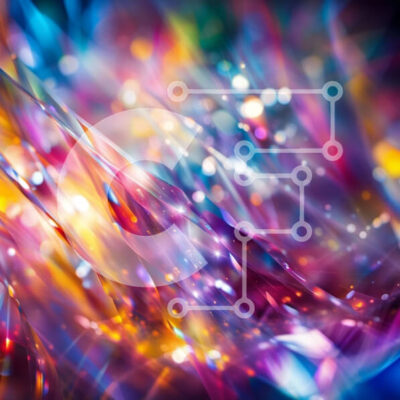 Intra Συλλεκτικό Ξύλινο Παζλ Plywood  4mm - Ζωντανή και ενεργητική αφηρημένη εικόνα με φωτεινά χρώματα Σε Ξύλινο Κουτί - Διαστάσεις Puzzle: 10x10 cm – 25 κομμάτια - Image 1