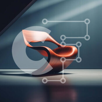 Intra Συλλεκτικό Ξύλινο Παζλ Plywood  4mm - Μοντέρνα κόκκινη καρέκλα σε αμυδρά φωτισμένο δωμάτιο Σε Ξύλινο Κουτί - Διαστάσεις Puzzle: 10x10 cm – 25 κομμάτια - Image 1