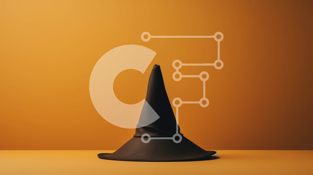 Intra Συλλεκτικό Ξύλινο Παζλ Plywood  4mm - Μαύρο καπέλο μάγισσας στο τραπέζι Σε Ξύλινο Κουτί - Διαστάσεις Puzzle: 10x10 cm – 25 κομμάτια