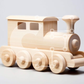 Intra Συλλεκτικό Ξύλινο Παζλ Plywood  4mm - Πολύχρωμο Ξύλινο Σετ Παιχνιδιού για παιδιά Σε Ξύλινο Κουτί - Διαστάσεις Puzzle: 10x10 cm – 25 κομμάτια - Image 1