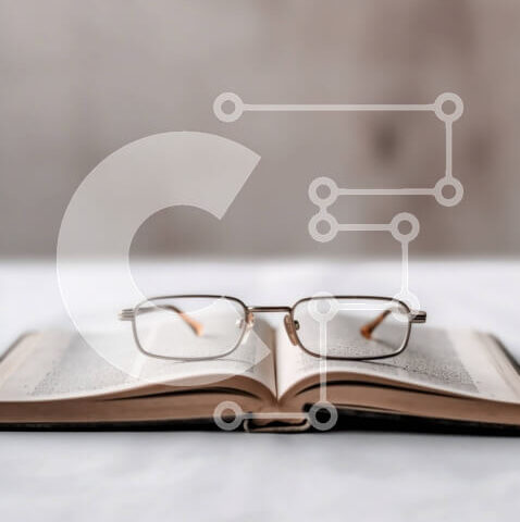 Intra Συλλεκτικό Ξύλινο Παζλ Plywood 4mm - Μελετήστε και μάθετε με ένα ανοιχτό βιβλίο και γυαλιά σε ένα τραπέζι Σε Ξύλινο Κουτί - Διαστάσεις Puzzle: 10x10 cm – 25 κομμάτια - Image 1