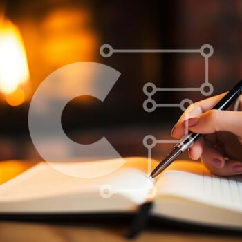 Intra Συλλεκτικό Ξύλινο Παζλ Plywood  4mm - Πρόσωπο που γράφει στο Σημειωματάριο δίπλα στο Τζάκι Σε Ξύλινο Κουτί - Διαστάσεις Puzzle: 10x10 cm – 25 κομμάτια - Image 1