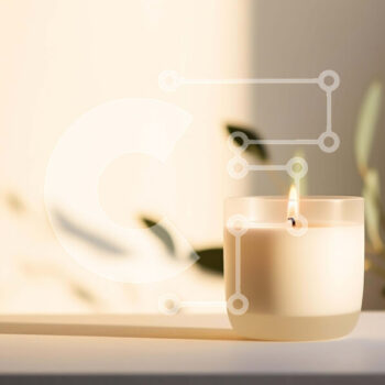 Intra Συλλεκτικό Ξύλινο Παζλ Plywood  4mm - Μονό κερί και κλαδί ελιάς στο τραπέζι Σε Ξύλινο Κουτί - Διαστάσεις Puzzle: 10x10 cm – 25 κομμάτια - Image 1