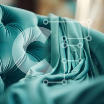 Intra Συλλεκτικό Ξύλινο Παζλ Plywood  4mm - Πολυτελής μπλε βελούδινη πολυθρόνα με ντραπέ κουβέρτα Σε Ξύλινο Κουτί - Διαστάσεις Puzzle: 10x10 cm – 25 κομμάτια - Image 1