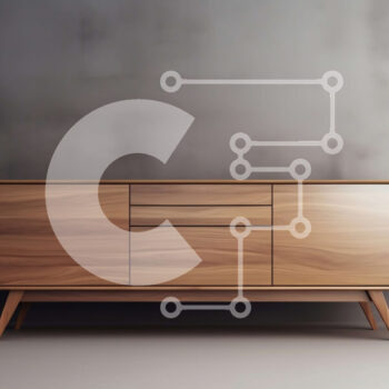 Intra Συλλεκτικό Ξύλινο Παζλ Plywood  4mm - Μινιμαλιστικός ξύλινος μπουφές με συρτάρια και πόρτες Σε Ξύλινο Κουτί - Διαστάσεις Puzzle: 10x10 cm – 25 κομμάτια - Image 1