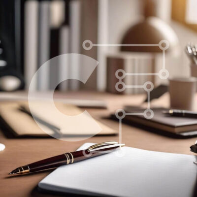 Intra Συλλεκτικό Ξύλινο Παζλ Plywood  4mm - Γραφείο με ανοιχτό σημειωματάριο, στυλό και φλιτζάνι καφέ Σε Ξύλινο Κουτί - Διαστάσεις Puzzle: 10x10 cm – 25 κομμάτια - Image 1