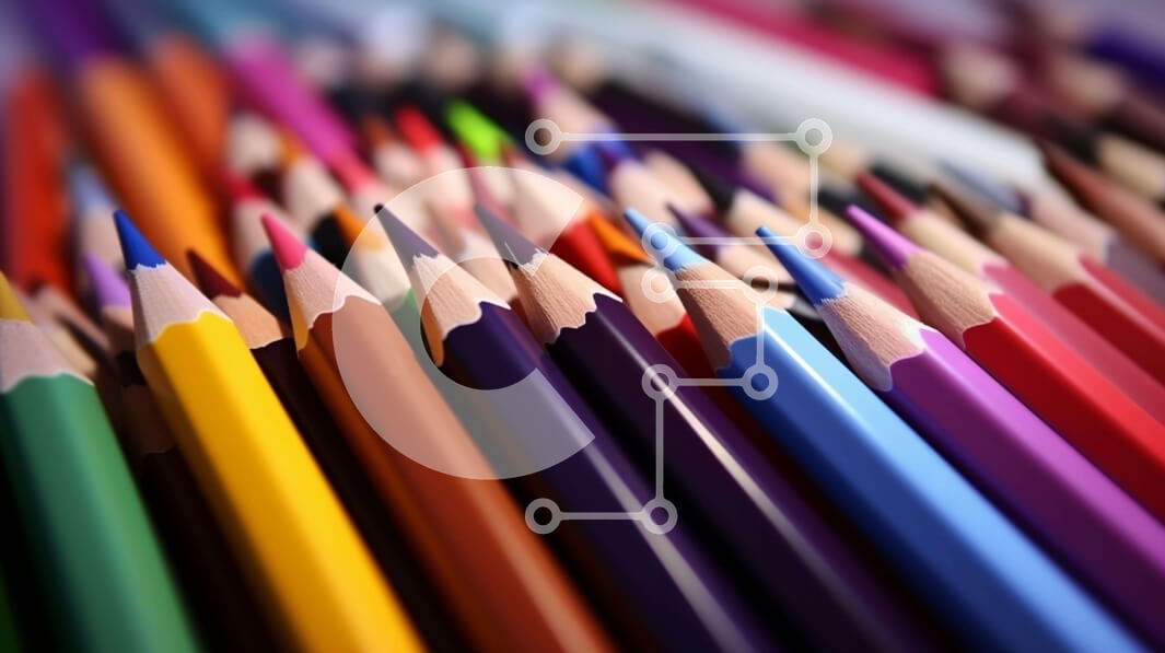 Intra Συλλεκτικό Ξύλινο Παζλ Plywood  4mm - Πολύχρωμα μολύβια τακτοποιημένα Σε Ξύλινο Κουτί - Διαστάσεις: 10x10 cm – 25 κομμάτια