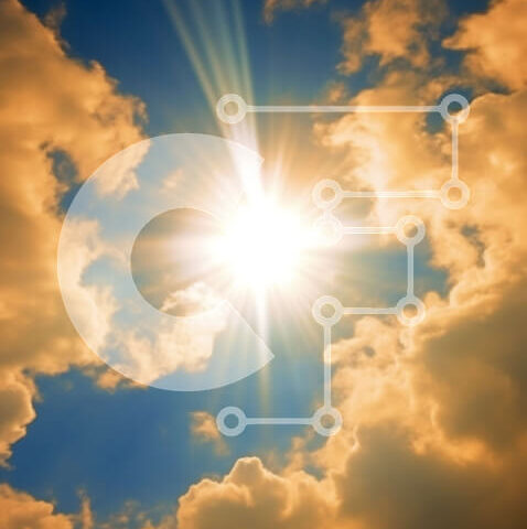 Intra Συλλεκτικό Ξύλινο Παζλ Plywood 4mm - Όμορφη εικόνα μιας ηλιόλουστης ημέρας με μπλε ουρανό και λευκά σύννεφα Σε Ξύλινο Κουτί - Διαστάσεις Puzzle: 10x10 cm – 25 κομμάτια - Image 1