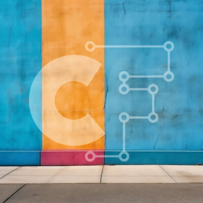 Intra Συλλεκτικό Ξύλινο Παζλ Plywood 4mm - Ζωντανή εικόνα ενός πολύχρωμου τοίχου από σκυρόδεμα με ριγέ σχέδιο Σε Ξύλινο Κουτί - Διαστάσεις Puzzle: 10x10 cm – 25 κομμάτια - Image 1