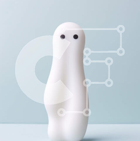 Intra Συλλεκτικό Ξύλινο Παζλ Plywood 4mm - Λευκό ειδώλιο φάντασμα στο τραπέζι Σε Ξύλινο Κουτί - Διαστάσεις: 10x10 cm – 25 κομμάτια - Image 1